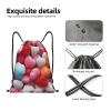 BTCOWZRV Drawstring Backpack Heart candy Drawstring Bags Gym Bags for Men Women Draw String Bags Yoga Cinch Bag view 3