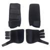 SagaSave 4 Pcs Horse Boots Protection Gear Leg Wraps Sport Boots for Riding Shock Absorbing Competition Protection(Black-Medium) view 1