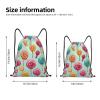 BTCOWZRV Drawstring Backpack Candy And Lollipops Drawstring Bags Gym Bags for Men Women Draw String Bags Yoga Cinch Bag view 2