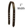Derby Originals 22.5" Cob/Arab Replacement Crown for Horse Safety Halter  Double Stitched, Premium Double Layer Dark Brown Leather, 1-Year Warranty, Heavy-Duty Safety Design view 2