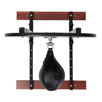 FXEIPOL Speed Bag Platform Kit, Wall-Mounted Speed Bag Stand, 5 Gears Adjustable Height Punching Practice with 360 Rotatable Ball for Boxing Gym Training, Home, Garage, Living Room