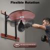 FXEIPOL Speed Bag Platform Kit, Wall-Mounted Speed Bag Stand, 5 Gears Adjustable Height Punching Practice with 360 Rotatable Ball for Boxing Gym Training, Home, Garage, Living Room view 4