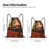 BTCOWZRV Drawstring Backpack Gallery For Fall Drawstring Bags Gym Bags for Men Women Draw String Bags Yoga Cinch Bag view 2