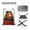 BTCOWZRV Drawstring Backpack Gallery For Fall Drawstring Bags Gym Bags for Men Women Draw String Bags Yoga Cinch Bag view 3