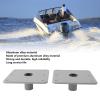 CDQL 2Pcs Boat Seat Base - Aluminum Alloy 3/4 Inch Pin Post Socket with 6 Screw Holes - Heavy Duty Boat Seat Pedestals Set, Easy to Install for Marine Boat Swivel Seats view 4