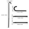 AOKWAWALIY Magician Crutches Cosplay Walking Stick Lightweight Theatrical Cane Staff Show Prop for Stage Performances and Party Entertainment view 4