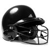 Baseball Softball Batting Helmet with Face Cover Dual Density Impact Absorption Foam High Impact ABS Shell Helmet for Teenagers Adults (Black) view 1