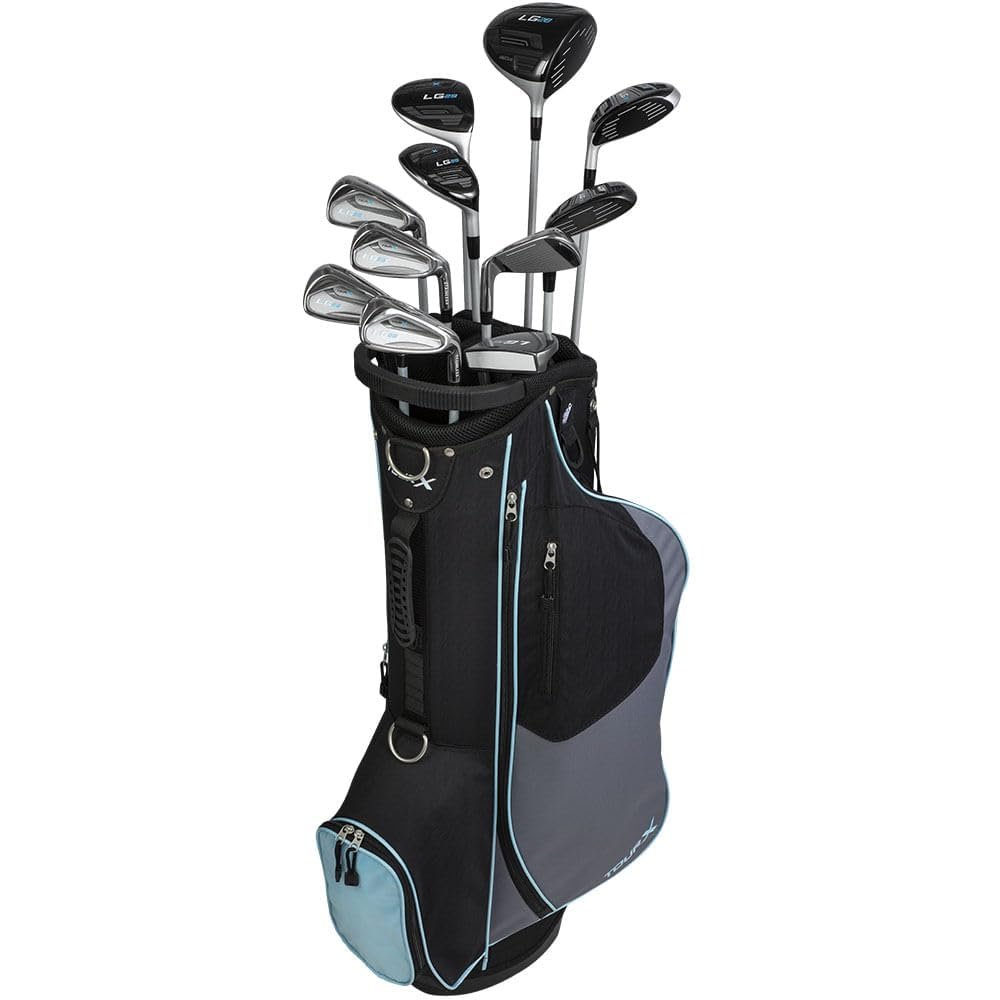 Tour X Women's LG-28 Package Set - Blue - RH PET L 17PC