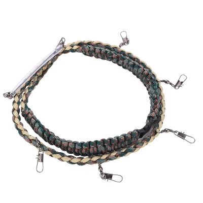 KIMISS Fly Fishing Lanyard, Necklace with Tippet Holder and Multi Clips, Convenient Tool for Holding Various Fly Fishing Gadgets and Accessories
