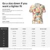Stylish Athletic Sports Jersey Easter-Rabbit-Ears-Cupcakes Men's Rugby Jersey 3X-Large Black view 3