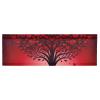 Augenstern 54x18 Inch Window Short Curtain Love-Cats-red-Tree Half-Panel Curtain Window Covering Kitchen Valance view 1