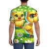 Stylish Athletic Sports Jersey Yellow-Small-Duck-Daisies Men's Rugby Jersey Large view 4