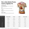 Stylish Athletic Sports Jersey Easter-Donuts-Eggs-Rabbit Men's Rugby Jersey Large Black view 3