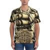 Stylish Athletic Sports Jersey Sailboats-Ship-Wheels Men's Rugby Jersey Medium Black view 2