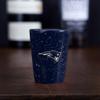 Rico Industries NFL Football New England Patriots 2oz Ceramic Shot Glass for Fans, Laser Engraved In Team Color Single Shot Glass view 2