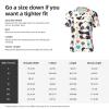 Stylish Athletic Sports Jersey Love-Heart-Panda-Balloons Men's Rugby Jersey Medium Black view 3