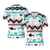 Stylish Athletic Sports Jersey Beach-Bohemia-Style Men's Rugby Jersey 3X-Large Black