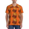Stylish Athletic Sports Jersey Fast-Food-Hamburger Men's Rugby Jersey Large Black view 2