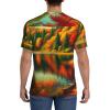 Stylish Athletic Sports Jersey Forest-Lake-in-Autumn Men's Rugby Jersey X-Large view 4