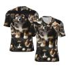Stylish Athletic Sports Jersey Small-Cat-Dog-Knitting-Ball Men's Rugby Jersey Small Black view 1