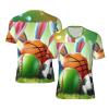 Stylish Athletic Sports Jersey Easter-Rabbit-Ears-Balls Men's Rugby Jersey X-Large Black view 1