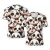 Stylish Athletic Sports Jersey Cute-Pandas Men's Rugby Jersey X-Large Black view 1