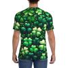 Stylish Athletic Sports Jersey St-Patricks-Luck-Shamrock Men's Rugby Jersey 3X-Large view 4