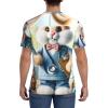 Stylish Athletic Sports Jersey Easter-Rabbit-Nurse Men's Rugby Jersey Xx-Large Black view 4