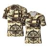 Stylish Athletic Sports Jersey Vintage-Ship-Wheels Men's Rugby Jersey Xx-Large Black view 1