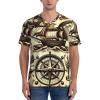 Stylish Athletic Sports Jersey Vintage-Ship-Wheels Men's Rugby Jersey Xx-Large Black view 2