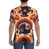 Stylish Athletic Sports Jersey Turkey-Pumpkin-Thanksgiving Men's Rugby Jersey Xx-Large view 4