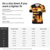 Stylish Athletic Sports Jersey Piano-Wildness-Fire Men's Rugby Jersey X-Large Black view 2
