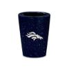 Rico Industries NFL Football Denver Broncos 2oz Ceramic Shot Glass for Fans, Laser Engraved In Team Color Single Shot Glass view 1