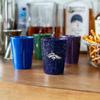 Rico Industries NFL Football Denver Broncos 2oz Ceramic Shot Glass for Fans, Laser Engraved In Team Color Single Shot Glass view 4