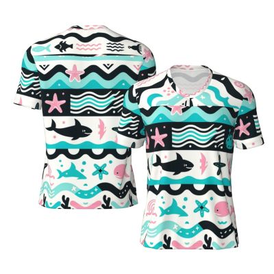 Stylish Athletic Sports Jersey Sea-Bohemia-Style Men's Rugby Jersey 3X-Large Black