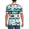 Stylish Athletic Sports Jersey Sea-Bohemia-Style Men's Rugby Jersey 3X-Large Black view 4