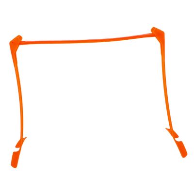 COOLHIYA Adjustable Agility Hurdles for Soccer Training Speed Hurdles for Boys and Girls Multi-Functional Practice Equipment for Agility and Skill Development Orange