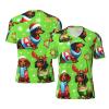 Stylish Athletic Sports Jersey Dachshunds-Christmas-Snowflakes Men's Rugby Jersey Xx-Large Black view 1