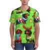 Stylish Athletic Sports Jersey Dachshunds-Christmas-Snowflakes Men's Rugby Jersey Xx-Large Black view 4