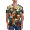 Stylish Athletic Sports Jersey Colorful-Easter-Eggs Men's Rugby Jersey Xx-Large view 2