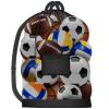 Handy Laundry Mesh Ball Bag 30x40 In - Up to 15 Balls, Large Capacity Sports Equipment Sack with Adjustable Shoulder Strap & Drawstring Closure - Durable Mesh for Soccer, Basketball & More (Black) view 1