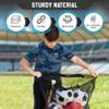 Handy Laundry Mesh Ball Bag 30x40 In - Up to 15 Balls, Large Capacity Sports Equipment Sack with Adjustable Shoulder Strap & Drawstring Closure - Durable Mesh for Soccer, Basketball & More (Black) view 4