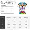 Stylish Athletic Sports Jersey Shiba-Inu-Funny-Catching Men's Rugby Jersey 4X-Large Black view 3