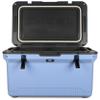 ENGEL 60 QT Ultra-Light Injection Molded Cooler - Ice Chest Keeps Ice up to 7 Days - Large Cooler Includes Wire Basket, Divider and Built-in Bottle Opener - Blue with Dark Grey Interior (Blue) view 1