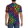 Stylish Athletic Sports Jersey Colorful-Autism-Awareness Men's Rugby Jersey Xx-Large view 4