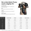 Stylish Athletic Sports Jersey Funny-Realistic-Giraffes Men's Rugby Jersey Medium Black view 2