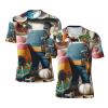 Stylish Athletic Sports Jersey Easter-Rabbit-Plumber Men's Rugby Jersey Xx-Large Black