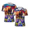 Stylish Athletic Sports Jersey Texas-Bluebonnets Men's Rugby Jersey Small Black view 1