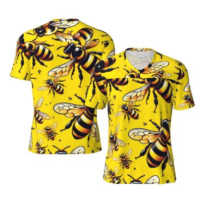 Stylish Athletic Sports Jersey Bee-Mode-Buzz Men's Rugby Jersey 4X-Large Black