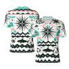 Stylish Athletic Sports Jersey Bohemia-Beach-Style Men's Rugby Jersey 3X-Large Black view 1